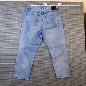 Levi's Women's Jeans Light Wash Denim Mom Fit Stretch Side Slit Size 32x27